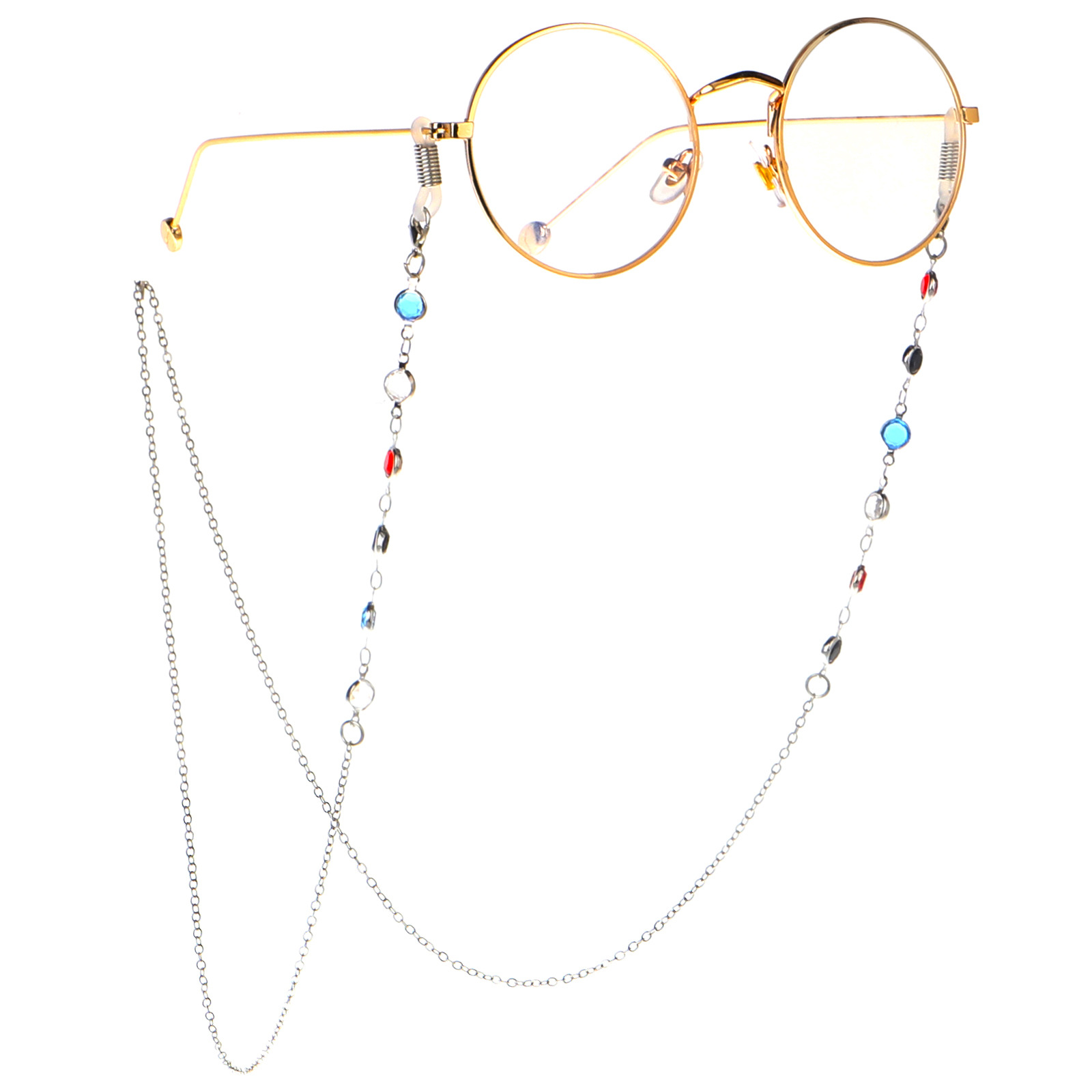 Korean Reading Long Glasses Chain Women Men Eyewear Accessories Stainless Steel 75CM Sunglasses Necklace Eyeglass Lanyard Strap
