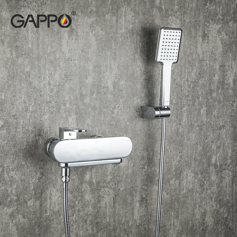 GAPPO Bathtub Faucets Bathroom Set Faucet Hot Cold Water Mixer Shower Bathtub Faucet Bath Faucet Shower Set Shower Head
