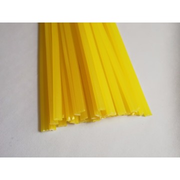 20PCS Yellow PP Plastic Welding Rods Sticks 5mmx2.5mm with Corrosion Resistance For Plastic Welder 20CM