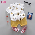 Baby Boys Clothing Sets 2020 Summer Toddler Boys Clothes Shirt+Shorts Outfit Suit Kids Casual Children Clothing 1 2 3 4 Year