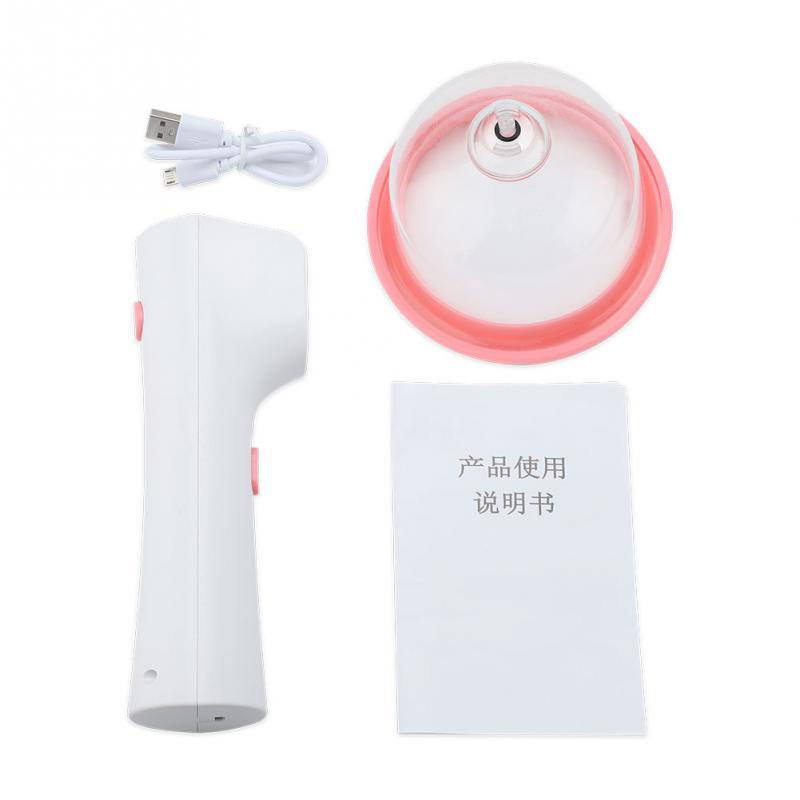 Electric Vacuum Cups Breast Massage Machine Rechargeable Electric Breast Enhancer Vacuum Pump Design Breast Enhancement