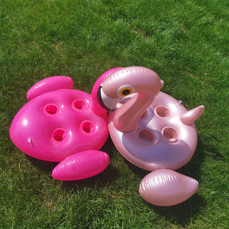  Flamingo Inflatable Drink Holder Drink Floats Inflatable Supplies