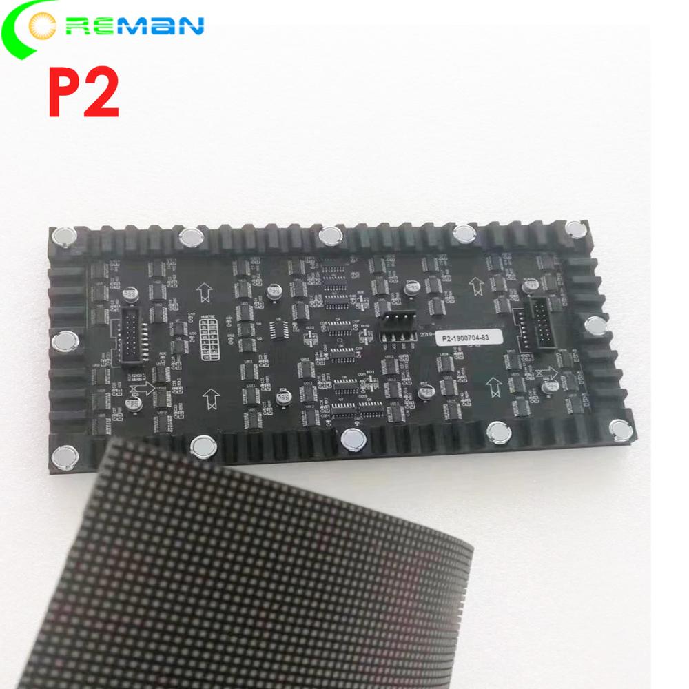 HD Full color led screen RGB P2 soft led module flexible led module, Indoor curve led dot matrix module