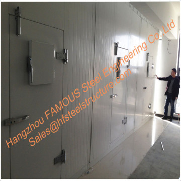 Prefabricated Large Capacity Cold Room Panel Cooling System Blast Frezeer For Meat