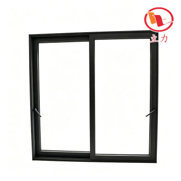 Black Aluminum Alloy Horizontal Sliding Window
