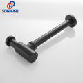 SOGNARE Black Matte Round Siphon 100% Brass P-TRAP Wall Bathroom Vanity Basin Pipe Waste and Pop Up Drain With/Without Overflow