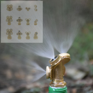 Brass 1/2/3/4 holes garden sprayer nozzle male 1/2
