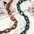 1.0 Meter 40*25mm Acrylic Necklace Strands Parts Linked Bag Chains Women Jewelry DIY Accessories Glasses Chains Components N011