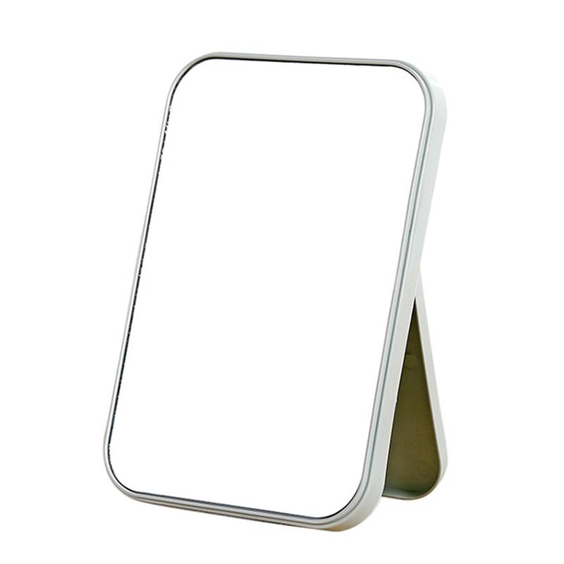 Folding Makeup Mirror Compact Foldable Desktop Mirror Easy To Use Cosmetic Makeup Bathroom Mirrors Makeup Beauty Tools