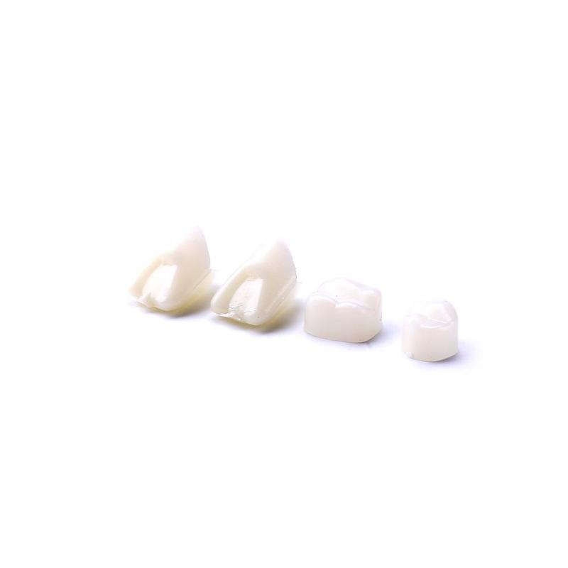 100pcs Temporary Crown Porcelain Teeth Veneers 50pcs Anteriors Front + 50pcs Molar Posterior Veneers Teeth Oral Care