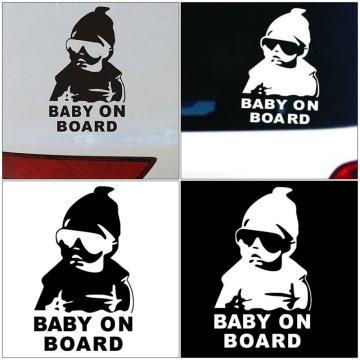 Car Stickers Наклейки На Авто BABY ON BOARD Reflective Stickers Warning Stickers Auto Product Car Accessories