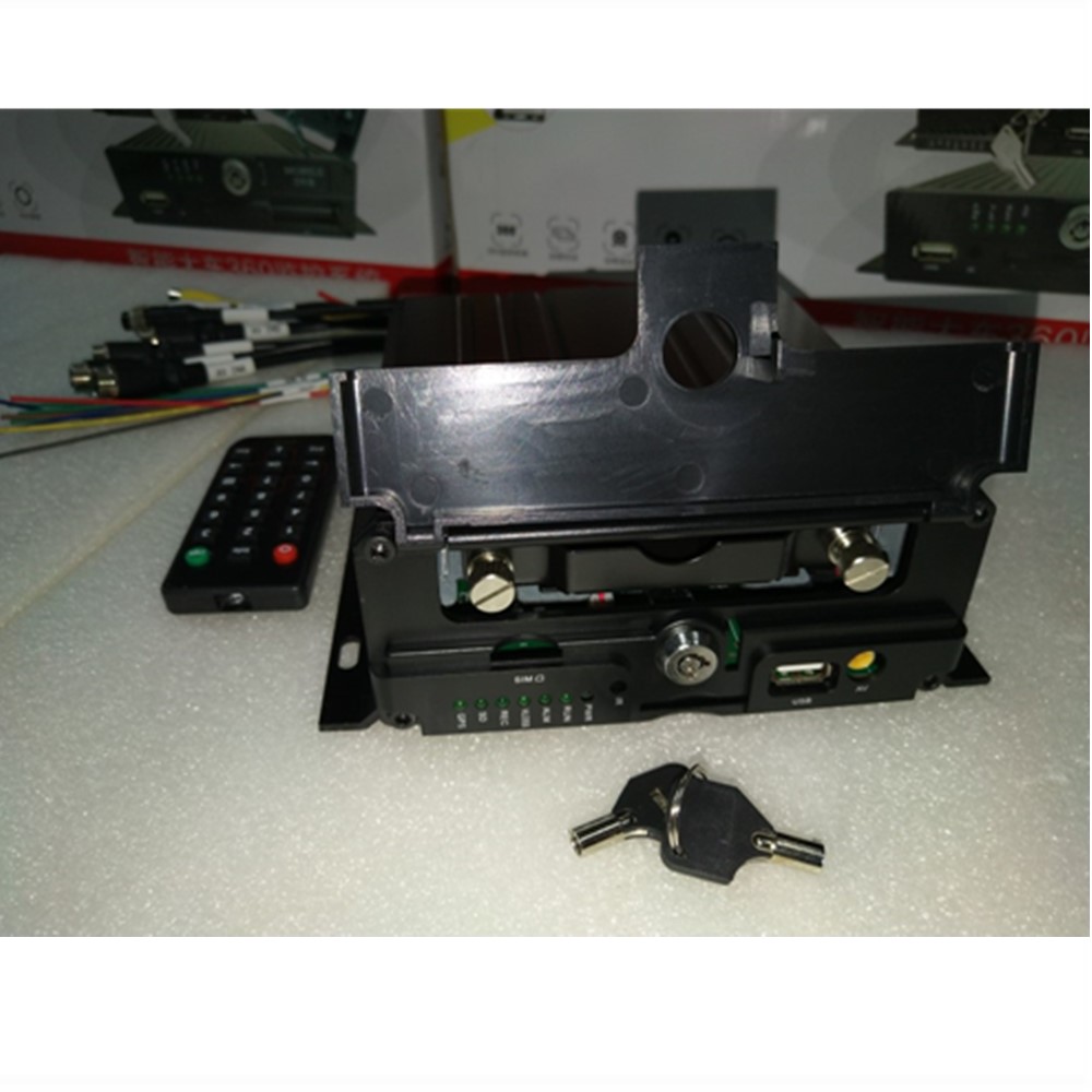 Teswelltech AHD1080P HD car monitor SD card hard disk monitoring host MDVR support passenger wheel ship
