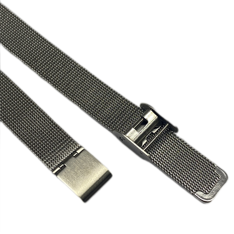 silver milanese watch band 