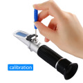 3 in 1 Brix Refractometer , 0 to 44% Brix 0 to 190 Oe Oechsle 0 to 38 KMW Refractometer Wine Beer Juice Measuring Tool