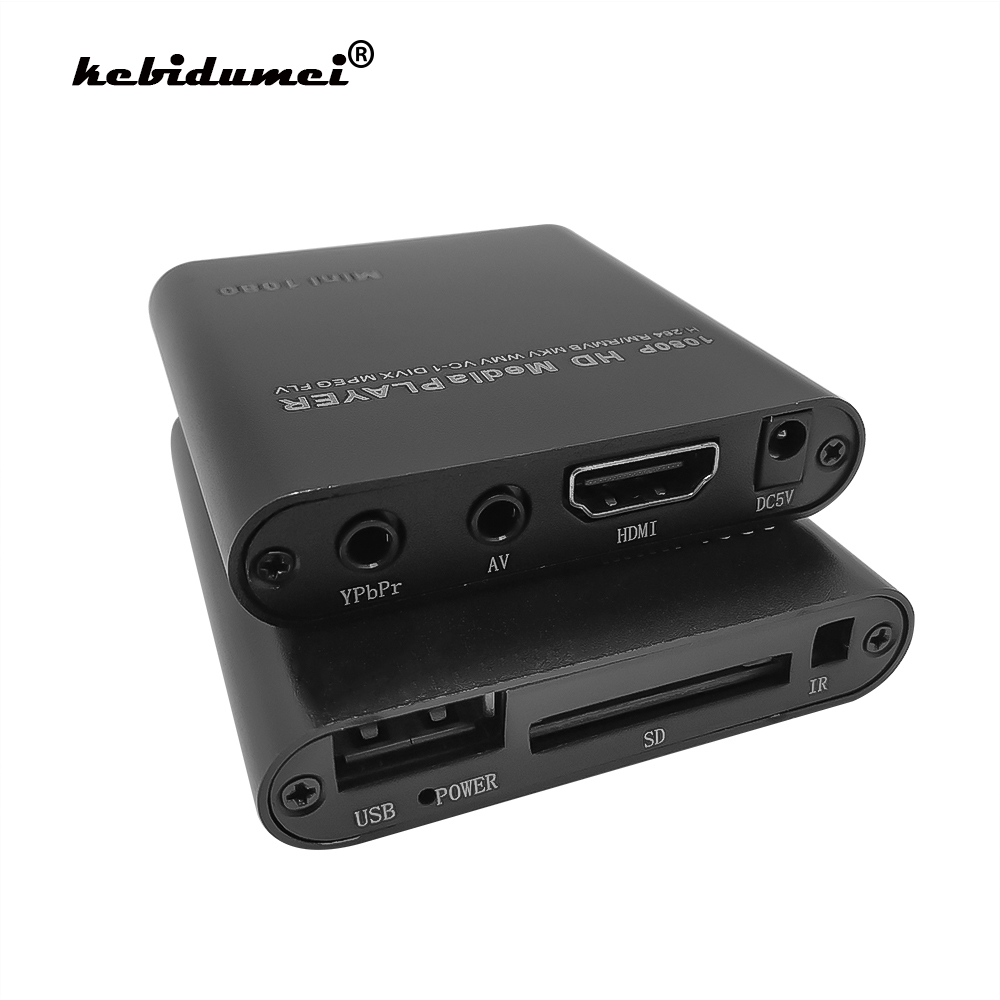 Full HD 1080P HDD Multimedia Player With HDMI-compatible SD Media TV Box USB External Media Player Support MKV H.264 RMVB Player