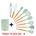 Green 10 pcs set - A