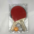 Rubber Faced Table Tennis Racket Beginner Training Ping-pong Board Table Tennis Racket Set