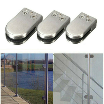 Stainless Steel Glass Clamp Holder For Window Balustrade Handrail Window Balustrade Staircase
