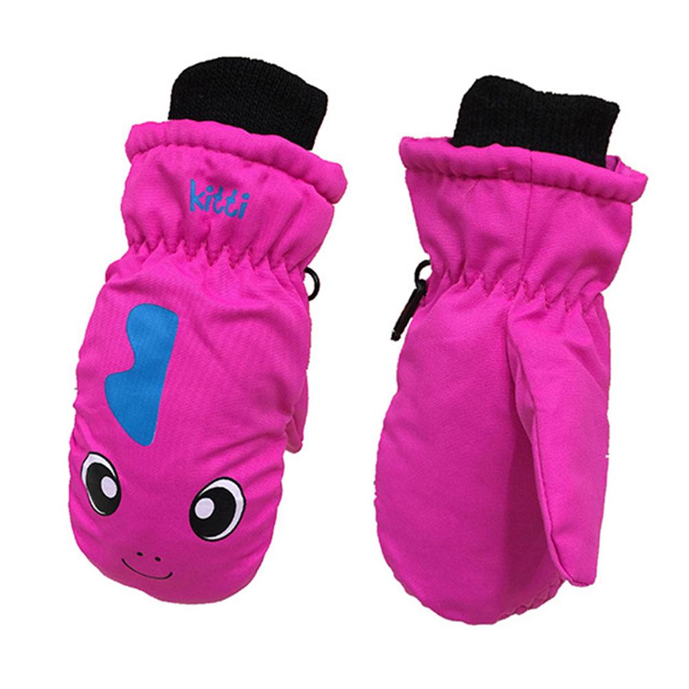 Children's Thickening Warm Ski Gloves Lovely Waterproof And Windproof Sports Gloves Uniform Code