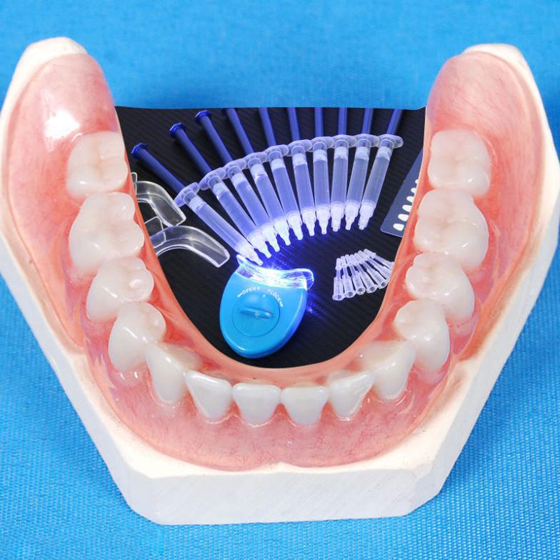 DropShipping Teeth Whitening Kit Dental Equipment 44% Peroxide Bleaching System Oral Gel Kit Tooth Whitener clareador dental