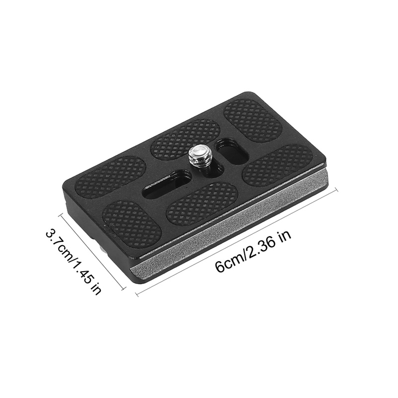 Quick Release Plate PU40 PU50 PU60 PU70 with 1/4" Screw Mount For Arca Swiss Benro Monopod Tripod Ball Head & SLR camera