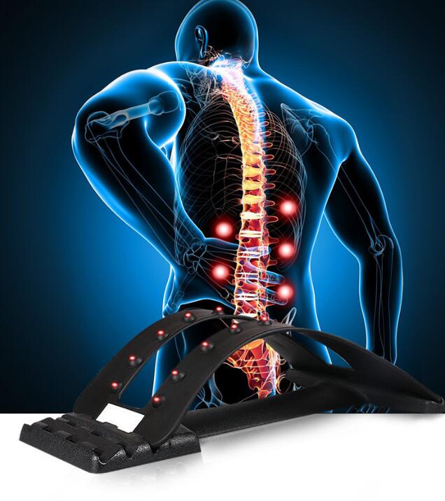 Patio Ben Back Massager Fitness Massage Equipment Stretch Relax Stretcher Lumbar Support Spine Pain Relief Chiropractic