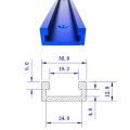 Aluminium Alloy T-Track Slot Miter Track Jig Fixture Router 300 400 500 600 800MM Woodworking T Screw T Slider Pressure Block