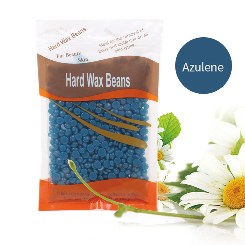 100g Hard Wax Beans Solid Hard Depilatory Hot Film Hard Wax Pellet Waxing Bikini Leg Painless Hair Removal Bean