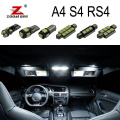 Perfect White Canbus Error Free LED bulb interior dome map overhead light Kit for Audi A4 S4 RS4 B5 B6 B7 B8 ( 1996 - 2015 )