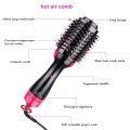 Hair Curler 2-in-1 Hair Straightening Curling Brush Rotating Hot Air Brush Hair Dryer Volumizer Professional Brow Dryer Comb