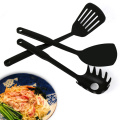 KONCO 6 Pieces Plastic Kitchen Utensils Set Baking Cookware Set with Colander Spoon Spatula Shovel Soup Spoon Pasta claw