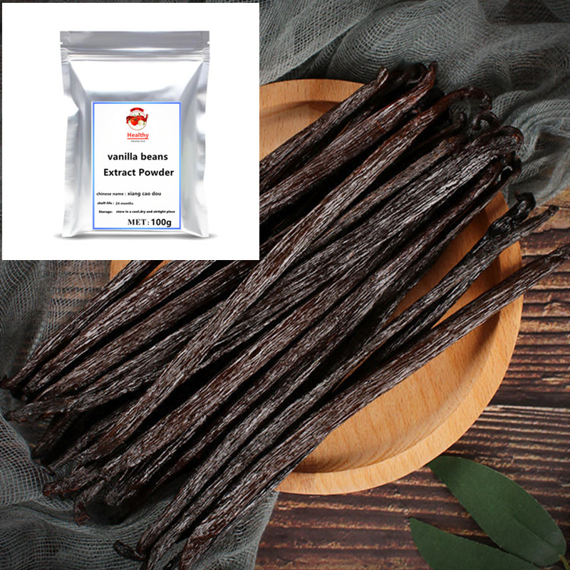 High quality Vanilla Beans Extract Powder Natural Vanilla Planifolia Grade A Premium Madagascar Top Grade Low Price Free Shippin