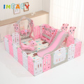 IMBABY One-Step Folding Baby Playpen Super Luxury Fence Kids Safety Guardrail Ball Pool Pit Indoor Child Crawling Fencing Yard