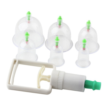 6pcs/set Medical Vacuum Body Cupping Therapy Cups Massage Skin Care Tool