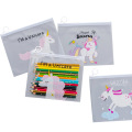 1PC New Kawaii Unicorn Pencil Case Transparent Gift Cartoon School Pencil Box Pencil Bag School Supplies Stationery