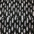 100% Cotton Fabric viaPhil 50x105cm Black White Feather Printed Cotton Fabric DIY Patchwork Textile Tissue Home Decor