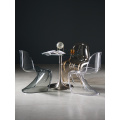 Nordic Dining Chair Creative Acrylic Plastic Dining Chair Ghost Chair Crystal Stool Diningroom Furniture Transparent ArmChair