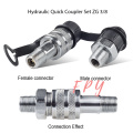 1Pc 3/8'' NPT Hydraulic quick coupler Hydraulic tools accessories hydraulic quick couplings set zg3/8