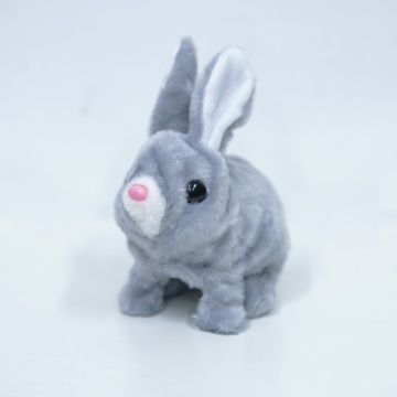 Cute Plush Bunny with Moving Lips for Interactive Fun