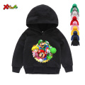 Kids Super Mario Bros Number Print Hoodies Boys/Girls Happy Birthday Gift Number Clothes Baby Cartoon Funny Hoodies Sweatshirts