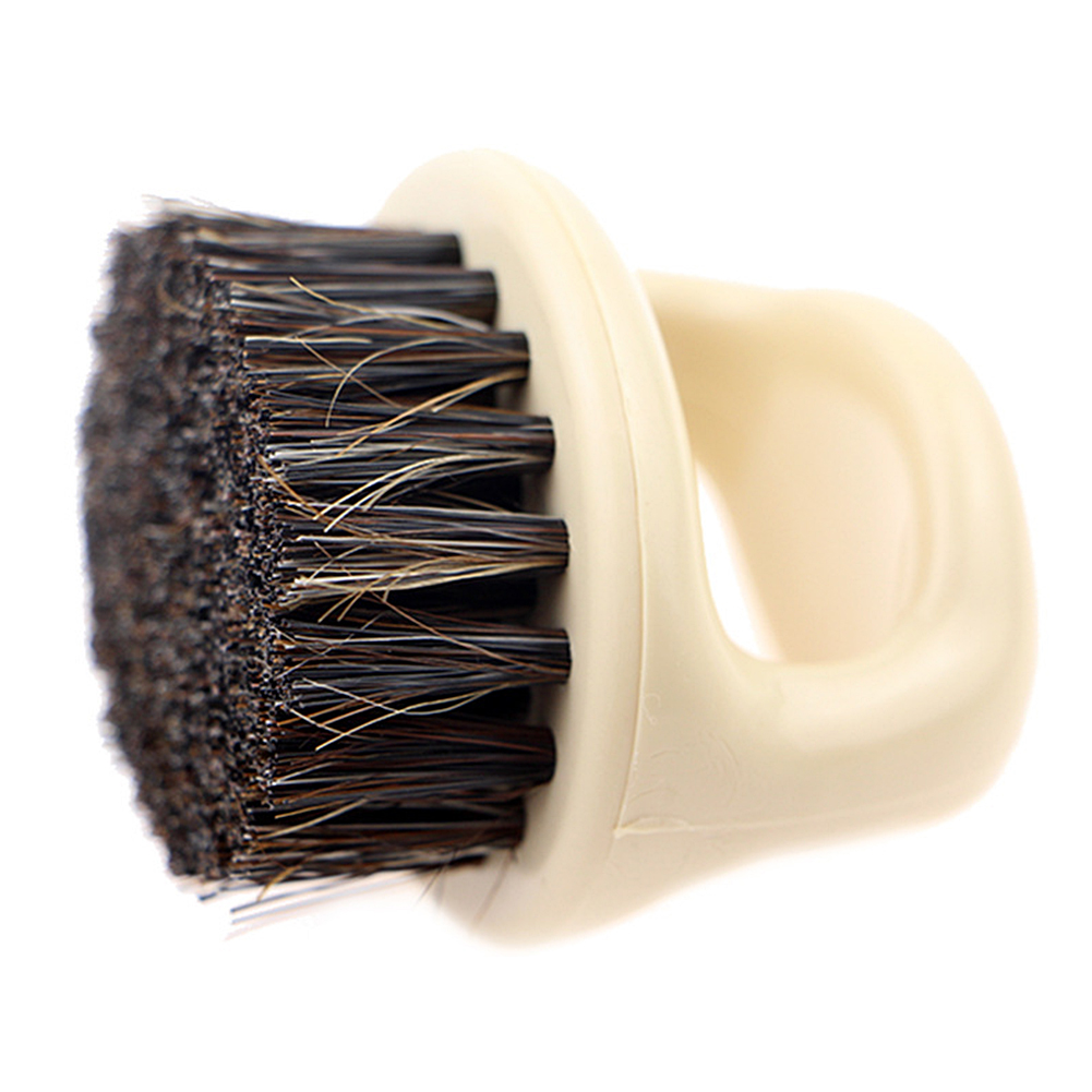 Men 's Shaving Brush Horse Bristle Shaving Brush Plastic Portable Barber Beard Brushes Salon Face Facial Cleaning Brush