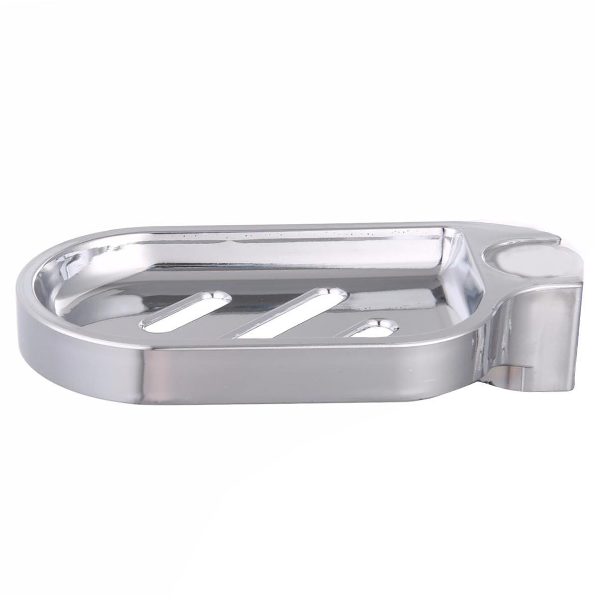 Silver Soap Dish Adjustable Sprinkler Holder Shower Rail Slide Soap Plates Bathroom Soap Holder for Bathroom Hardware 17*8.5cm