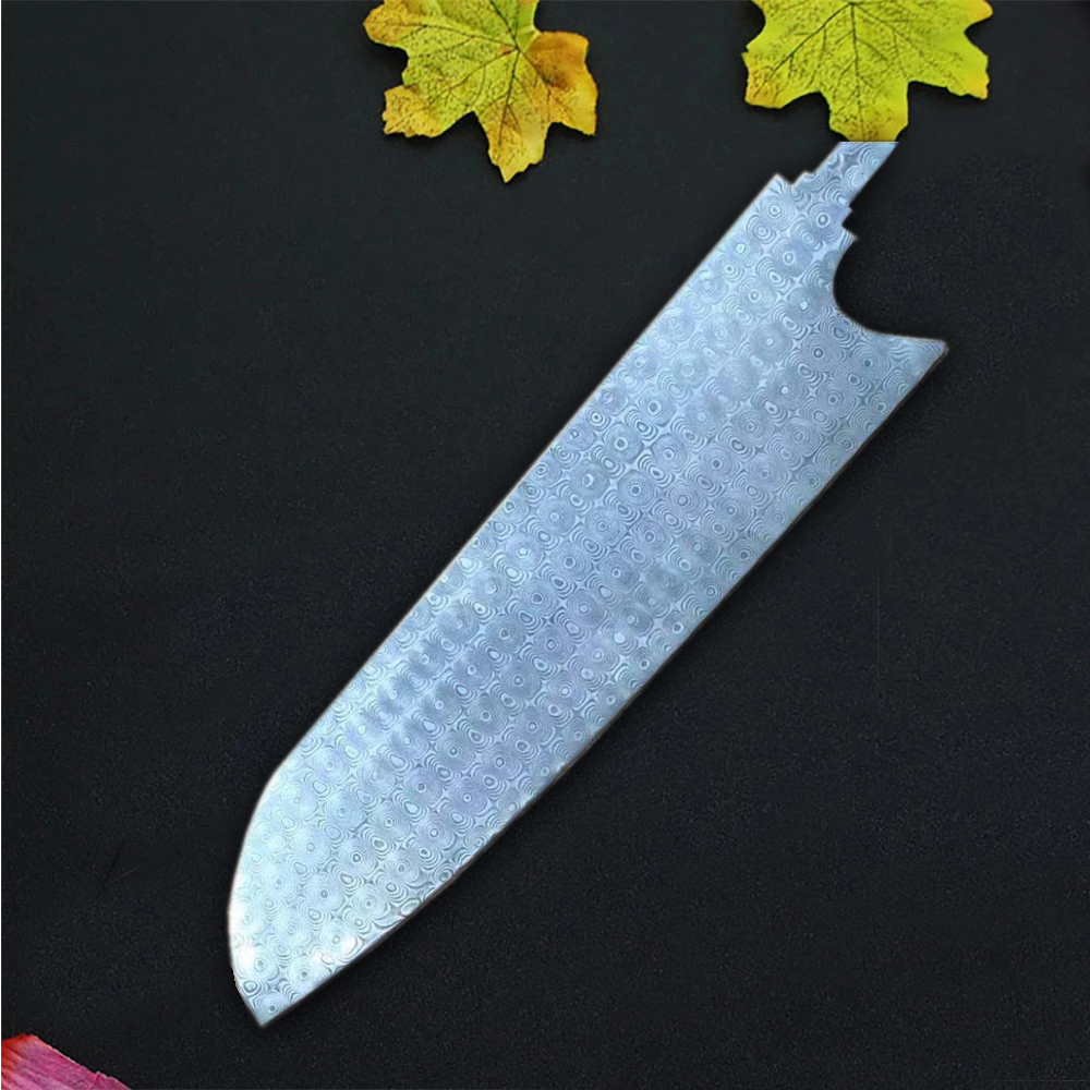 New DIY handmade Knife Blank 7CR17MOV Stainless Steel Billet Material Tool Parts 8" chef knife kitchen accessories cutting