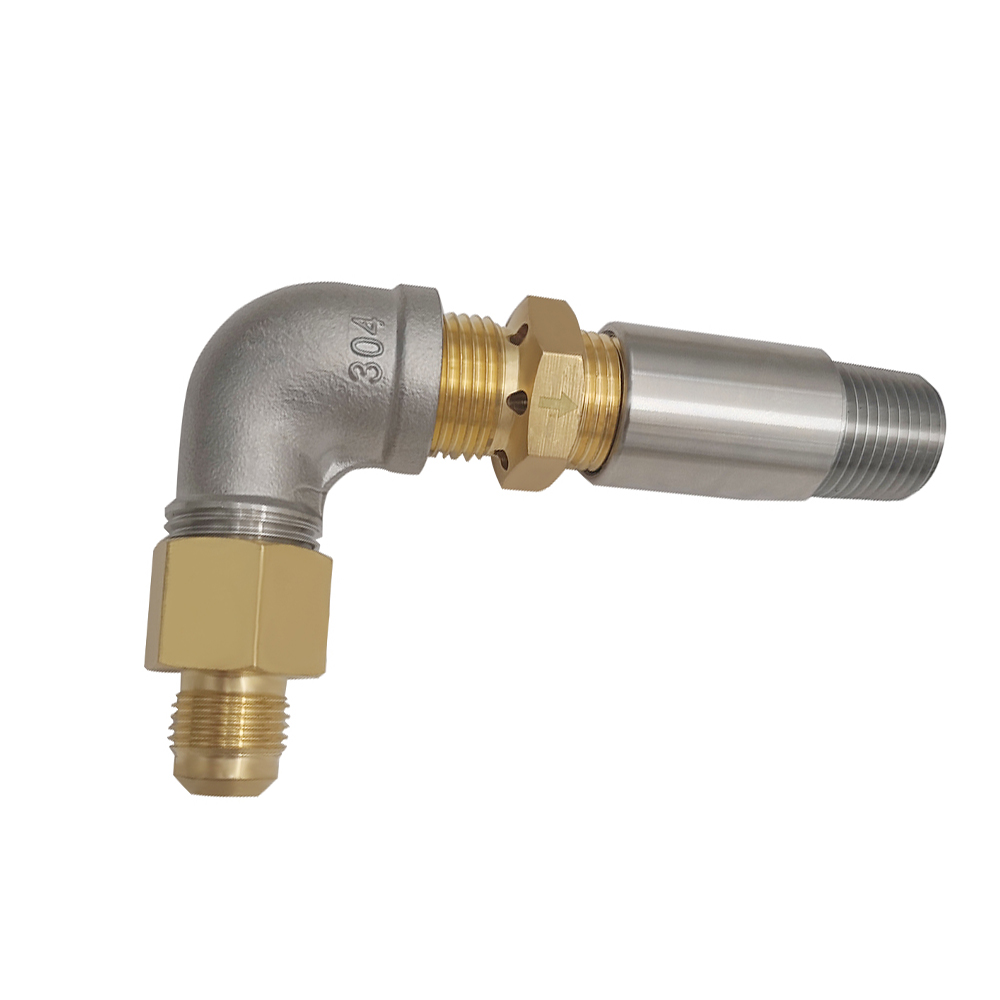 MENSI 1/2" Air Mixer Nozzle Sprayer Valve for Propane Gas Fire Pit in Stainless Steel, Brass High Capacity 90K BTU