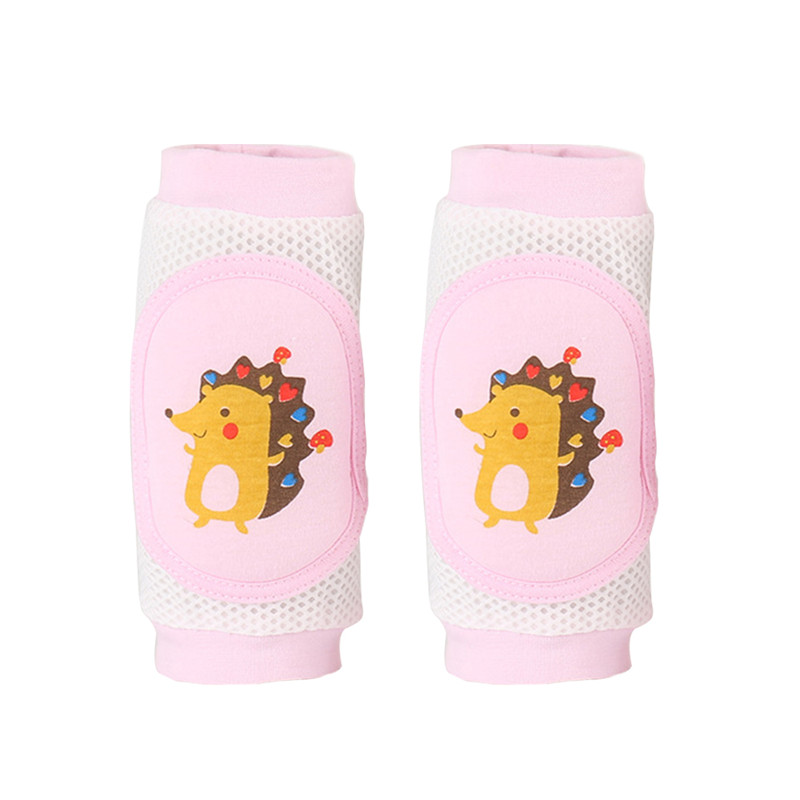 For Girls Boys Leg Warmers Cartoon Baby Knee Pads Anti Slip Mesh Cushion Crawling Protector Cotton Kids Kneecaps Children 0-3Y