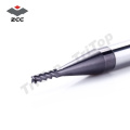 5pcs/lot GM-4E-D1.5 cutting tools end mill TiAIN coated solid carbide 4 flute 1.5mm cnc milling cutter zcc ct