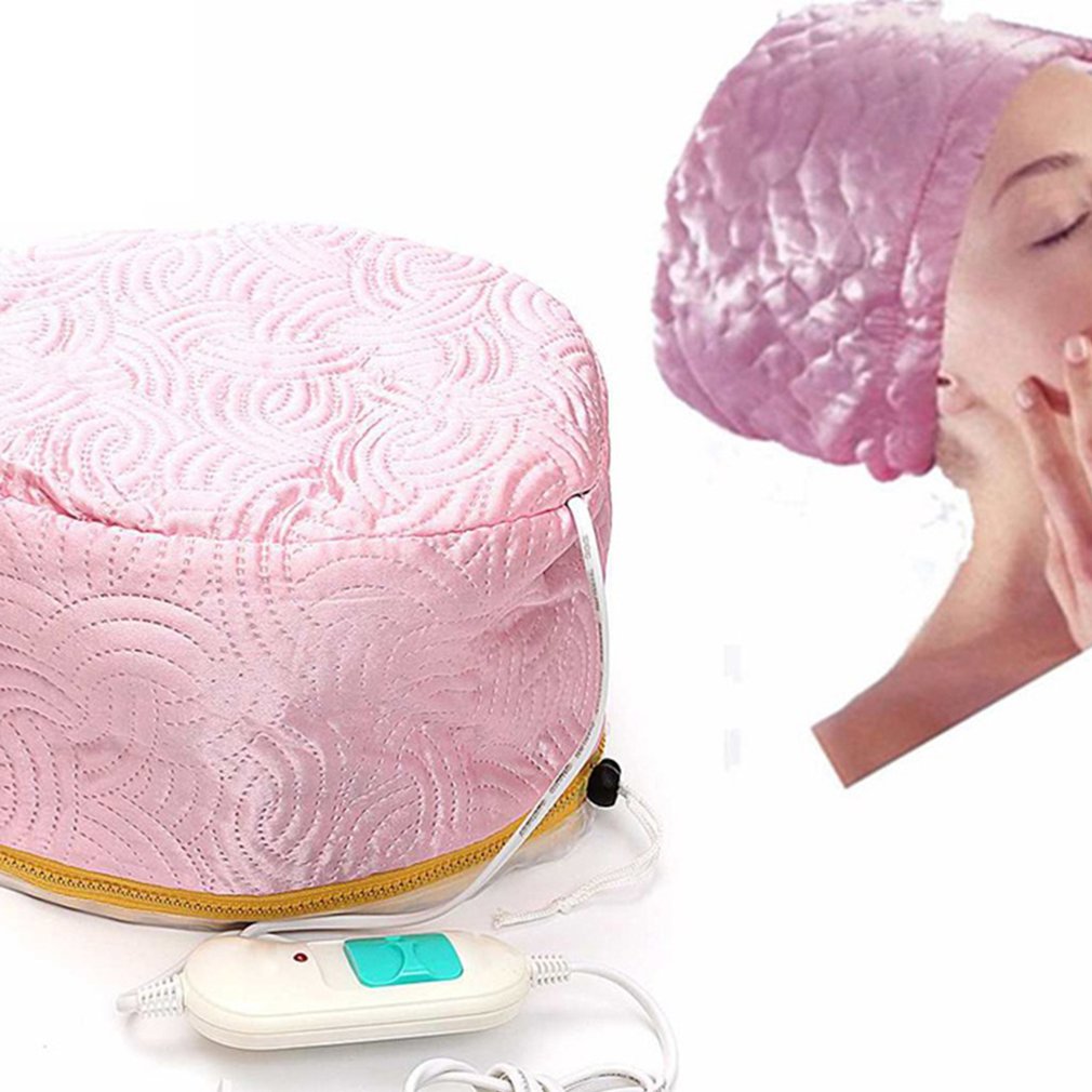 Electric Hair Cap Hat Salon Spa Steamer Hair Thermal Treatment Nourishing Hair Mask Baking Oil Cap Hair Dryers Heat Hat 3 Speed