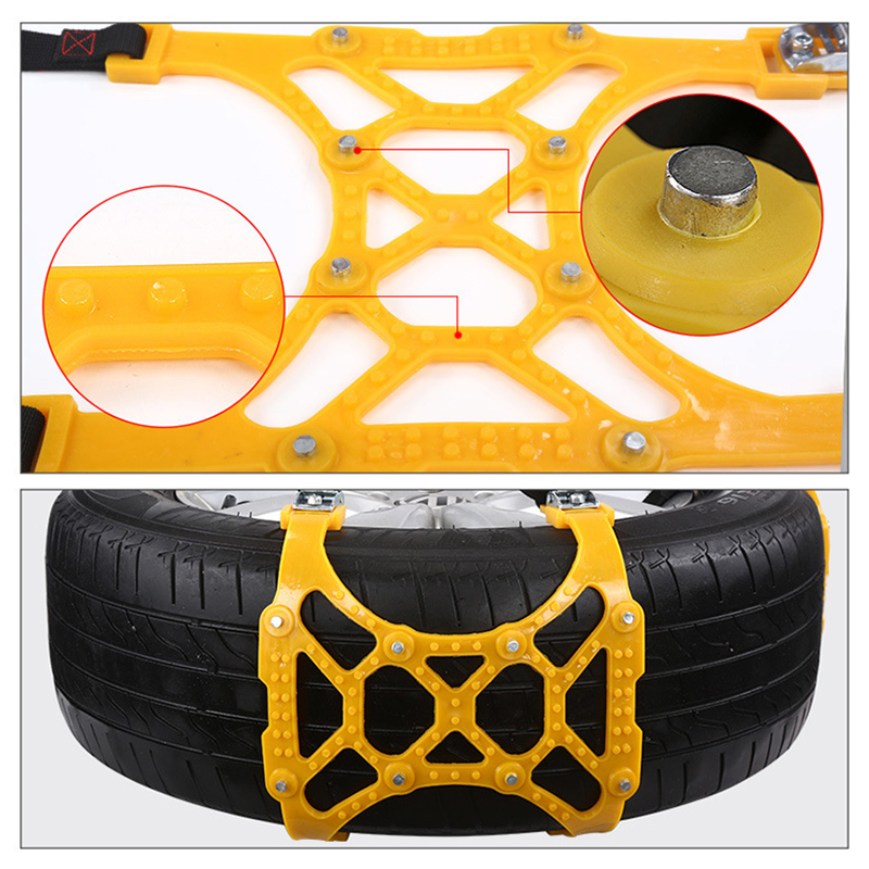 Anti-skid Car Tire Chains Universal SUV Vehicles Snow Chain Belts F-Best