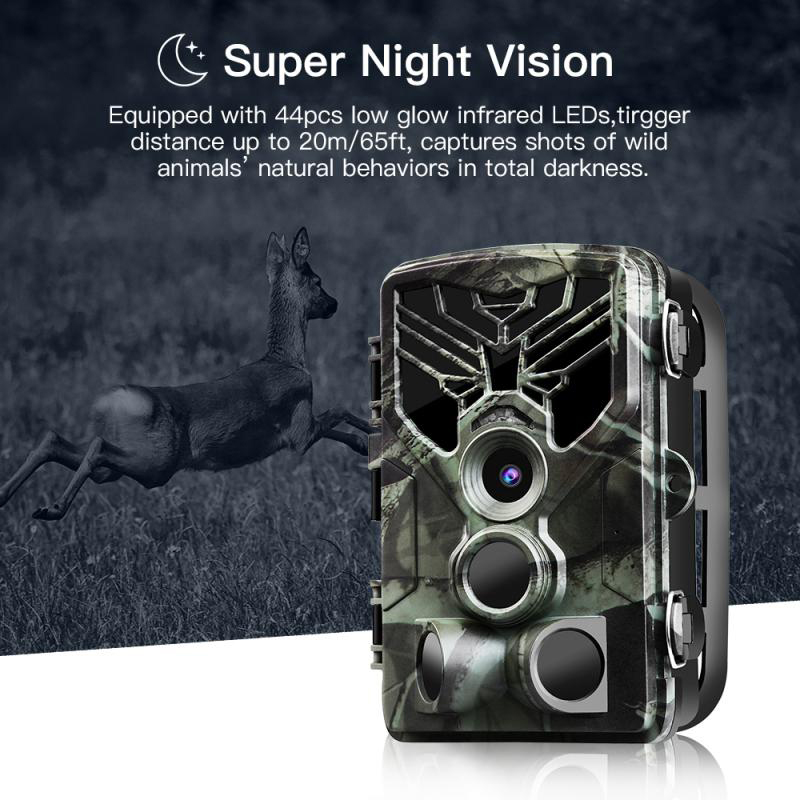 Hunting Camera 20MP 1080P Waterproof IP65 Photo Traps 40M Wireless Wifi Bluetooth Trail Camera for Hunting Scouting Game