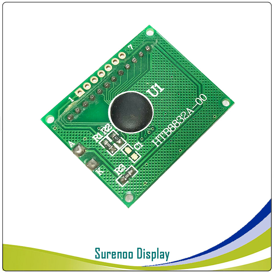 Brand New Customized "8.8.:8.8." Segment Digital LCD Module Display Screen Panel build-in HT1621 Controller in 3.3V